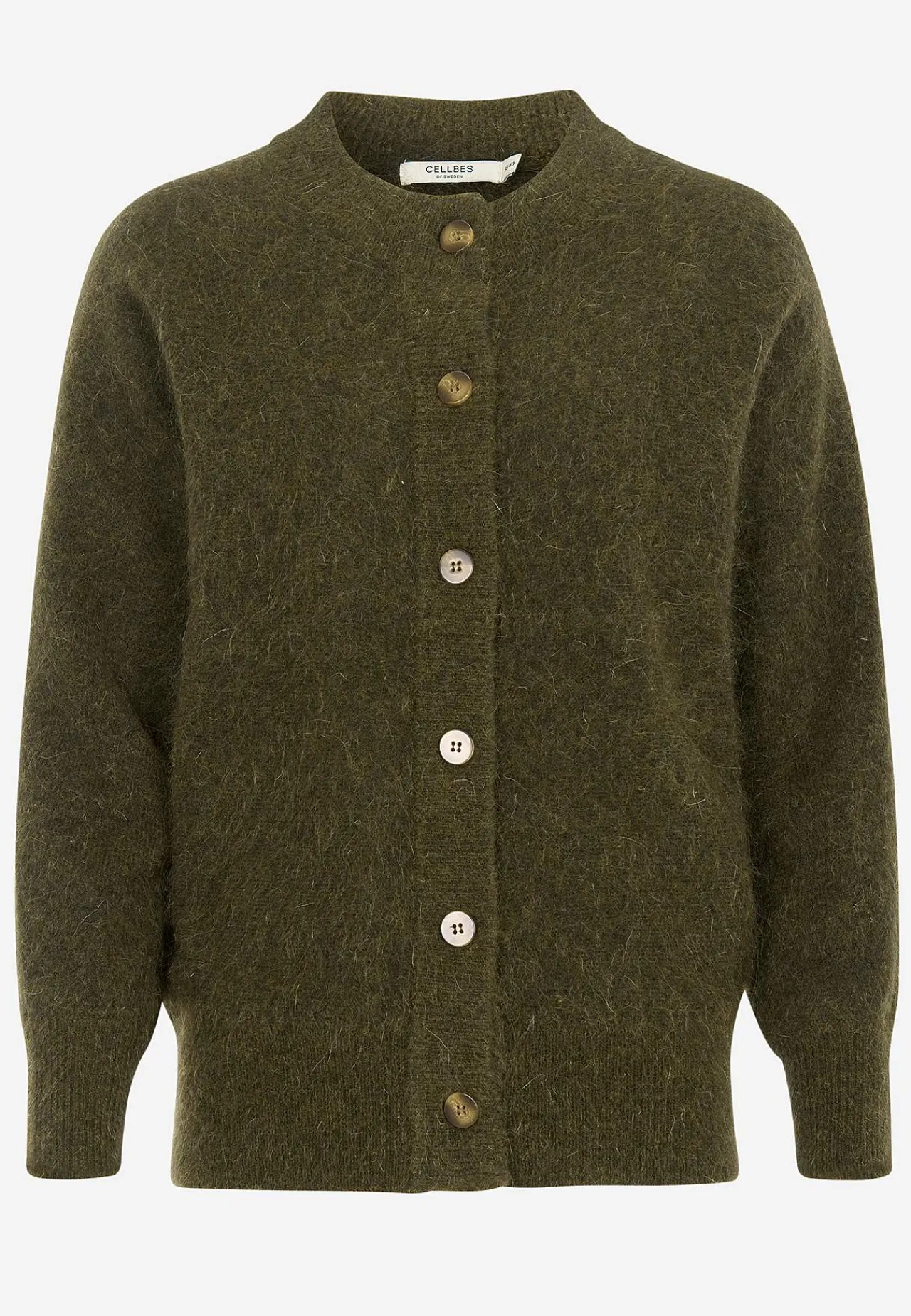 Outlet Cardigan Premium i mohair- och ullblandning Tröjor & Cardigans|Stickat
