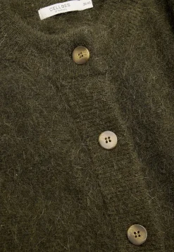 Outlet Cardigan Premium i mohair- och ullblandning Tröjor & Cardigans|Stickat