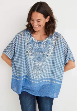Outlet Chiffongblus Skjortor & Blusar|Plus Size