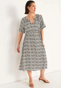 Crepe klänning Klänningar & Kjolar|Plus Size
