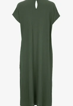 Clearance Crepe klänning med fickor Klänningar & Kjolar|Plus Size