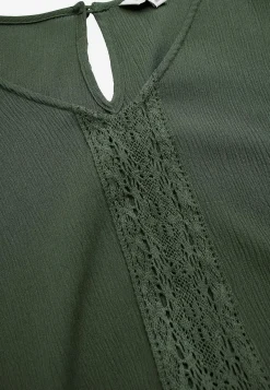 Clearance Crepe klänning med fickor Klänningar & Kjolar|Plus Size