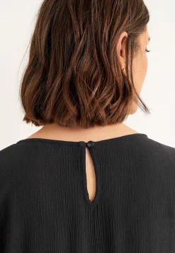 Online Crepe klänning med fickor Klänningar & Kjolar|Plus Size