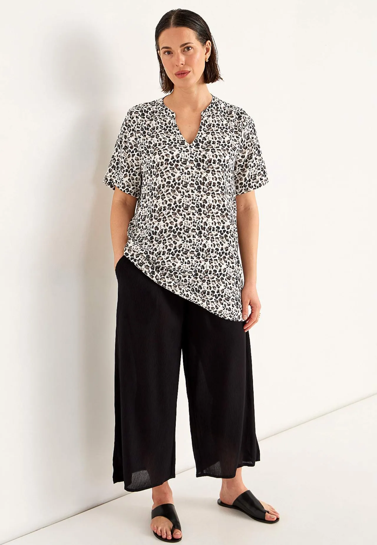 Outlet Crepe tunika Toppar & T-Shirts|Tunikor
