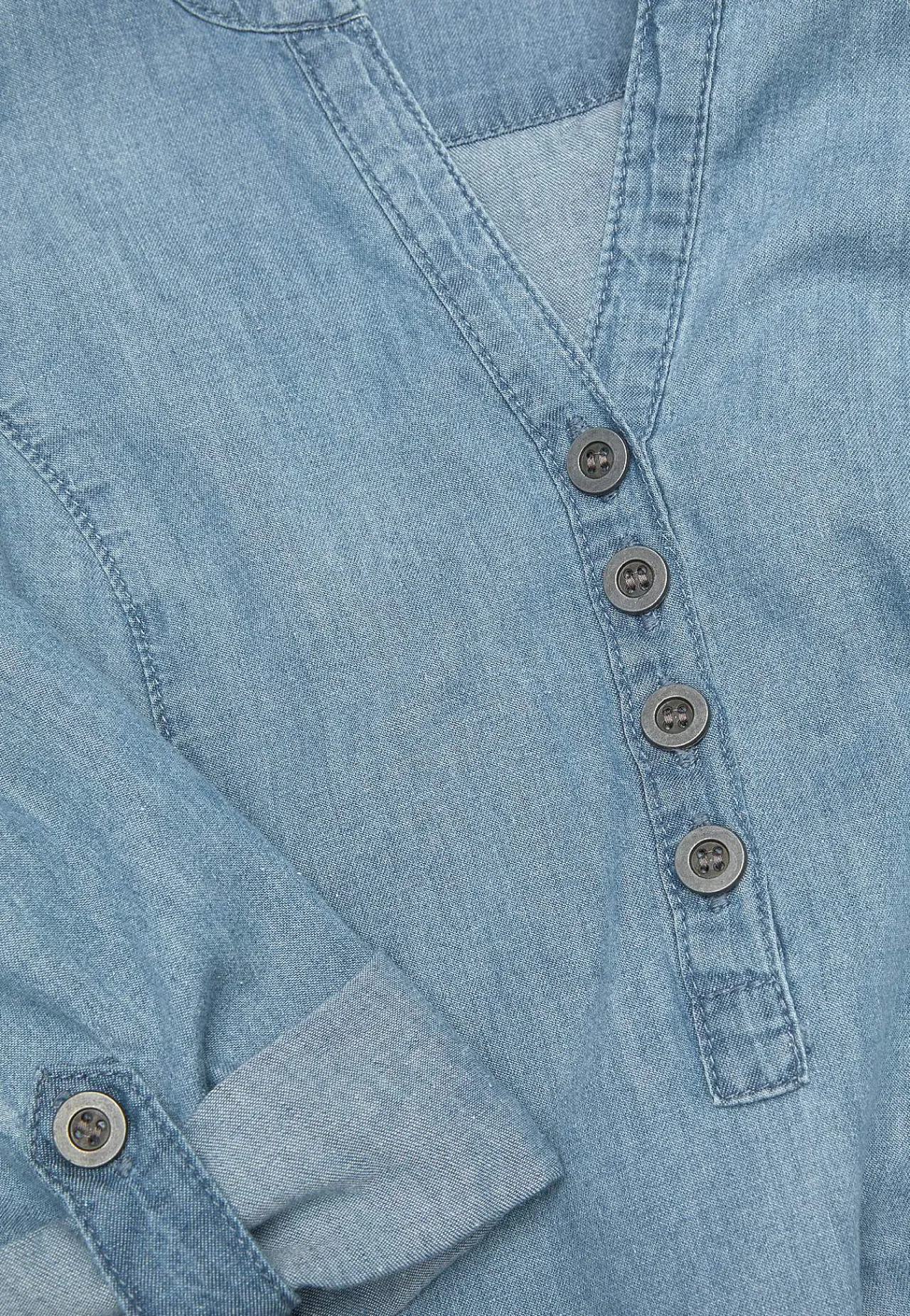 Denimtunika med fickor Skjortor & Blusar|Tunikor