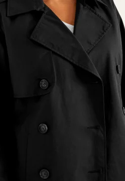 Best Dubbelknäppt, kort trenchcoat Jackor & Kappor