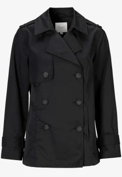 Best Dubbelknäppt, kort trenchcoat Jackor & Kappor