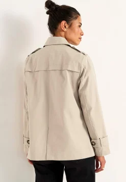 New Dubbelknäppt, kort trenchcoat Jackor & Kappor