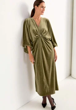 Sale Elegant kaftanklänning i velour Klänningar & Kjolar|Festkläder