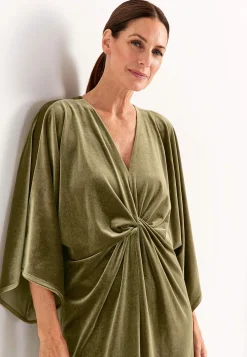 Sale Elegant kaftanklänning i velour Klänningar & Kjolar|Festkläder