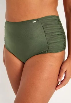Best Enfärgad bikinitrosa med hög midja Honolulu Badkläder|Plus Size