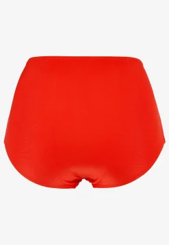 Hot Enfärgad bikinitrosa med hög midja Badkläder|Plus Size