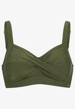 Sale Enfärgad, bygellös bikini-bh Nerja Badkläder|Plus Size