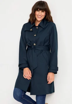Online Enkelknäppt trenchcoat Jackor & Kappor|Plus Size