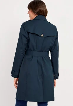 Online Enkelknäppt trenchcoat Jackor & Kappor|Plus Size