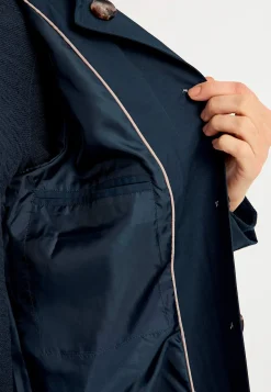 Online Enkelknäppt trenchcoat Jackor & Kappor|Plus Size