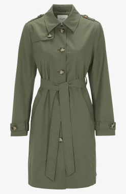 Sale Enkelknäppt trenchcoat Jackor & Kappor|Plus Size