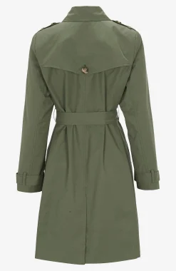 Sale Enkelknäppt trenchcoat Jackor & Kappor|Plus Size