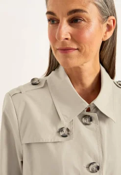 Online Enkelknäppt trenchcoat Jackor & Kappor|Plus Size