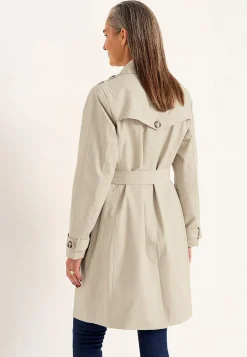 Online Enkelknäppt trenchcoat Jackor & Kappor|Plus Size