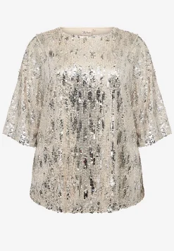 Sale Festlig trikåtopp med paljetter Toppar & T-Shirts|Festkläder