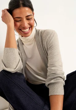 Outlet Finstickad cardigan Tröjor & Cardigans|Stickat