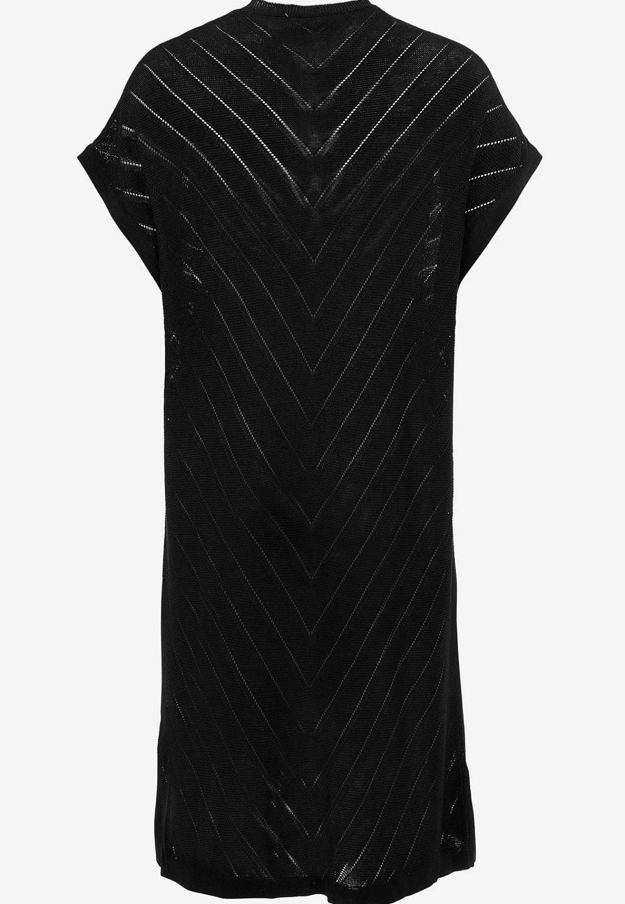 Outlet Finstickad cardigan med hålmönster Tröjor & Cardigans|Stickat