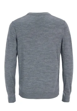 Outlet Finstickad tröja i merinoull Tröjor & Hoodies