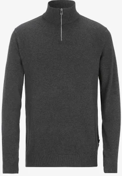Finstickad tröja med dragkedja Tröjor & Hoodies