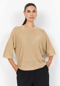 Sale Finstickad tröja med glittertrådar Tröjor & Cardigans|Stickat