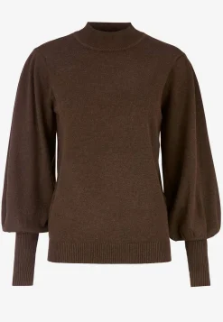 Discount Finstickad tröja med halvpolo Tröjor & Cardigans|Stickat