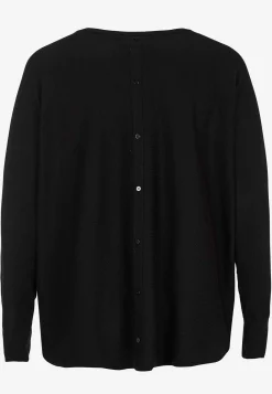 Finstickad tröja med knappar i ryggen Tröjor & Cardigans|Stickat