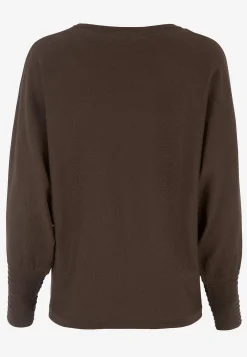 New Finstickad tröja med pingvinärmar Tröjor & Cardigans|Stickat