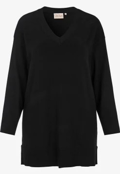 Best Finstickad tröja med v-ringning Tröjor & Cardigans|Stickat