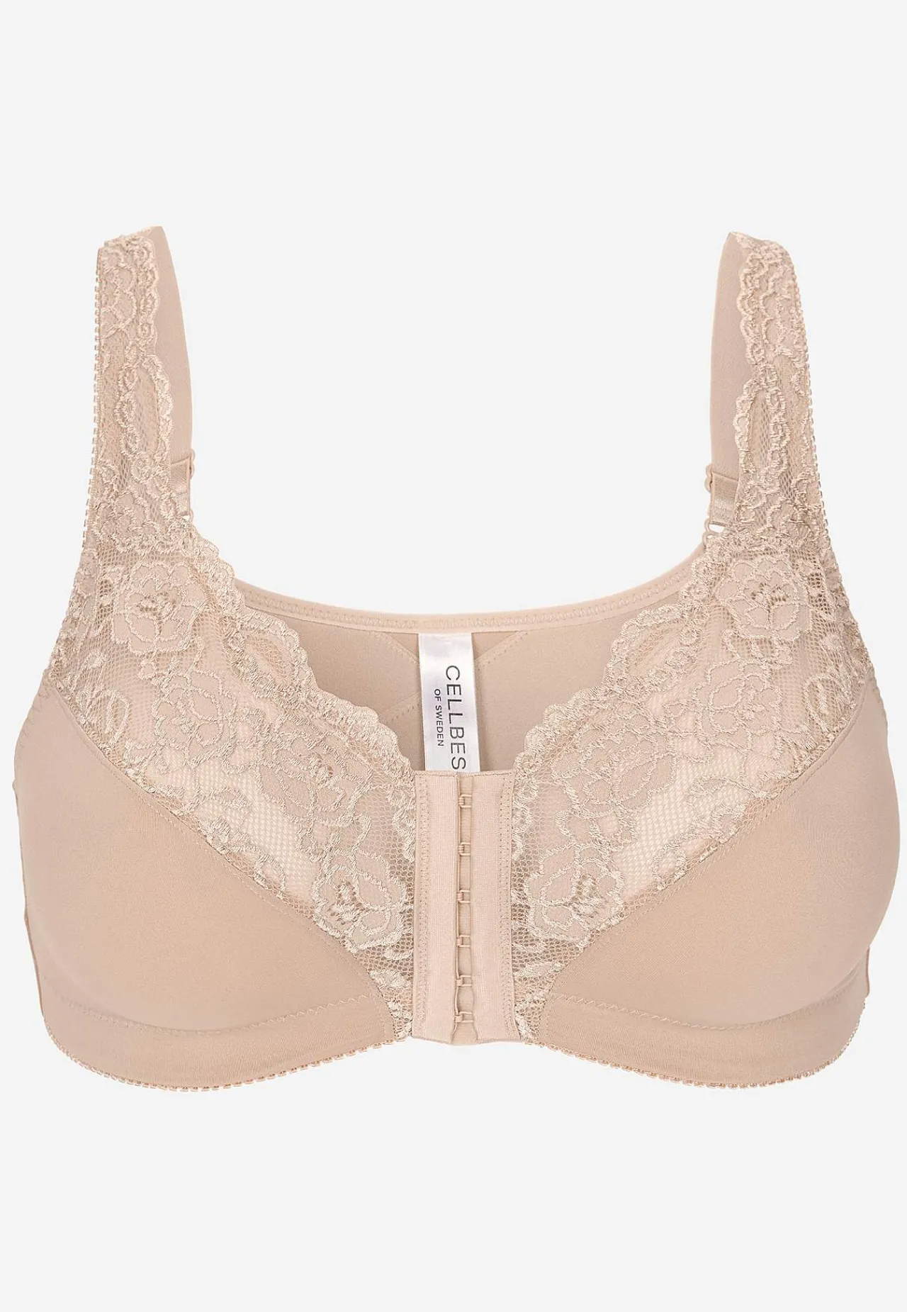 Sale Framknäppt mjuk-bh Basplagg|Plus Size
