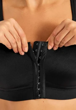 Online Framknäppt sport-bh med stöd Doris Basplagg|Plus Size
