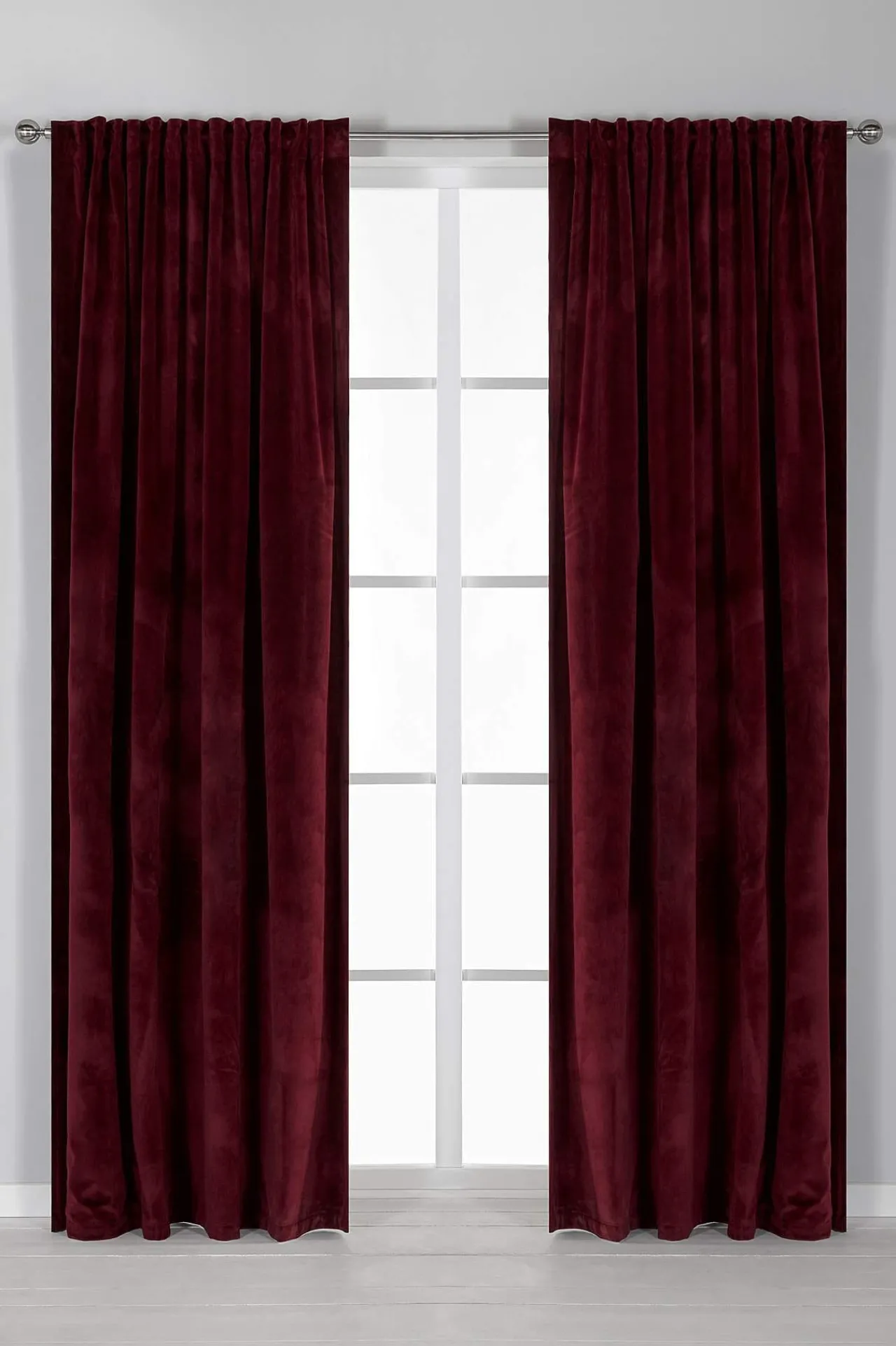 Sale Gardinlängd sammet 2-pack Gardiner|Flerpack