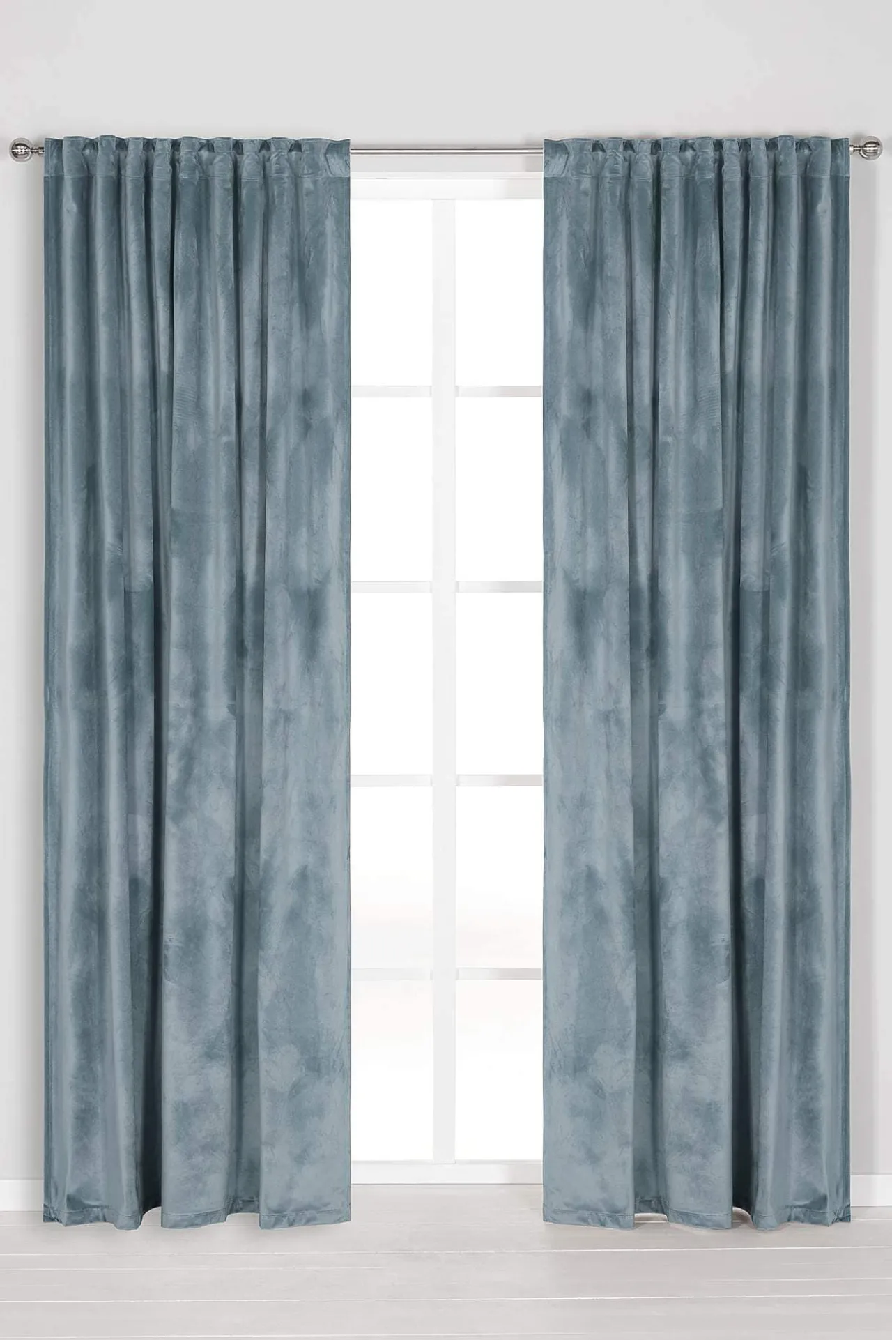 Clearance Gardinlängd sammet 2-pack Gardiner|Flerpack