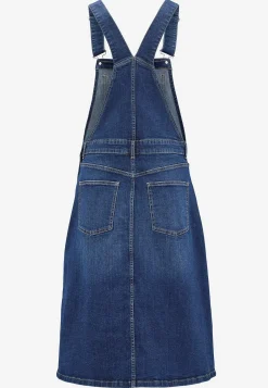 Hot Hängselklänning i denim Klänningar & Kjolar|Jeansplagg