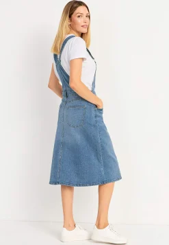 Discount Hängselklänning i denim Klänningar & Kjolar|Jeansplagg