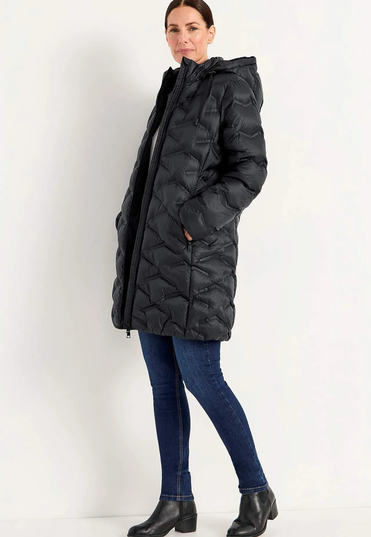 New Jacka med huva Jackor & Kappor|Plus Size