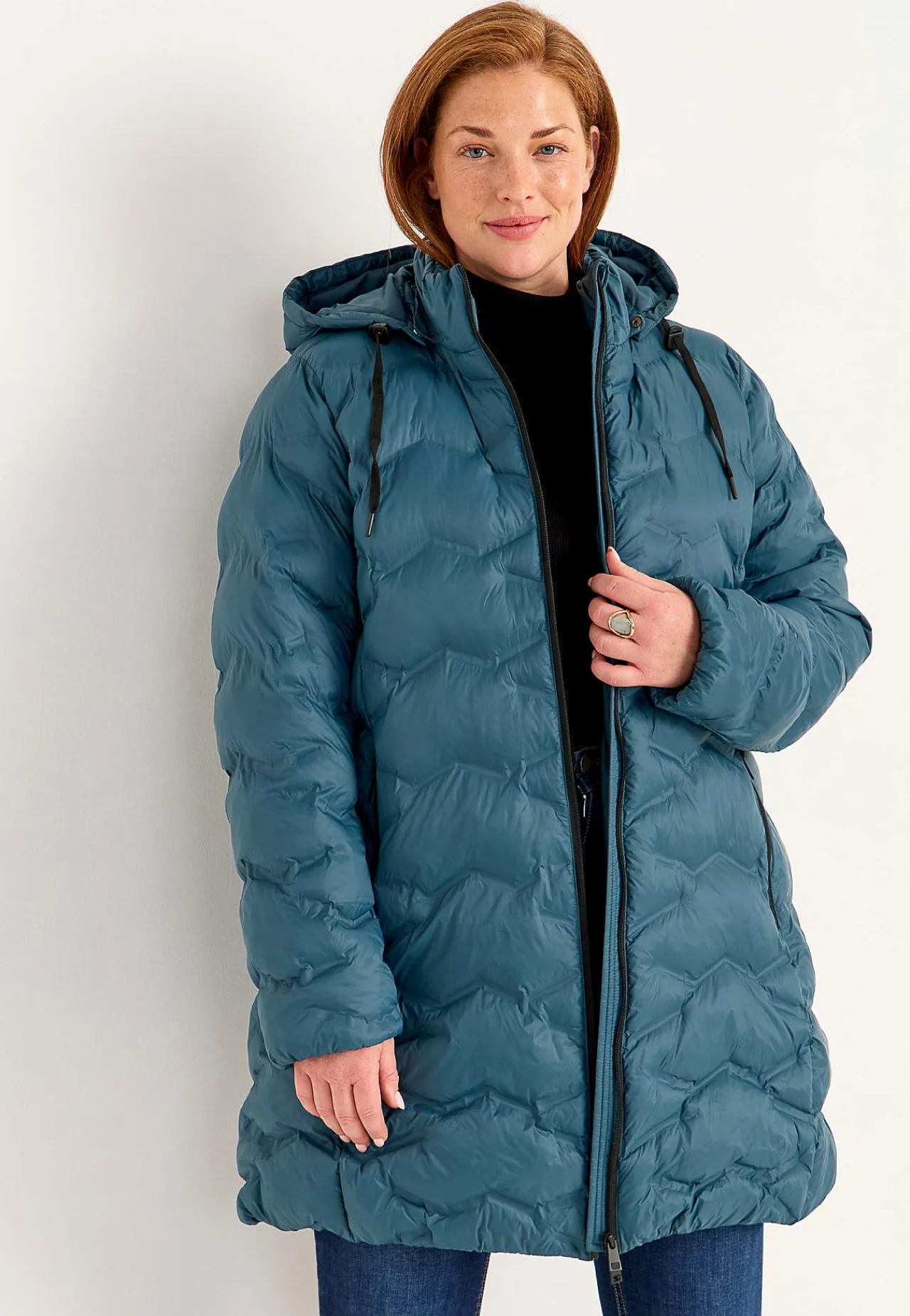 Clearance Jacka med huva Jackor & Kappor|Plus Size