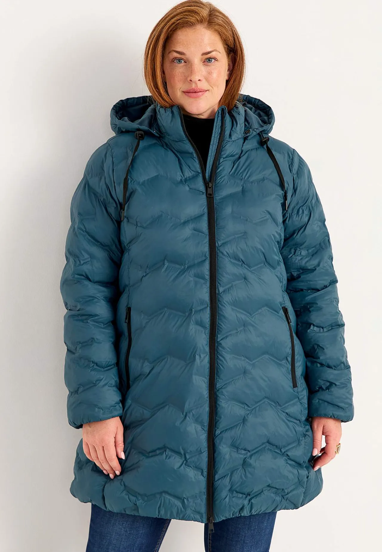Clearance Jacka med huva Jackor & Kappor|Plus Size