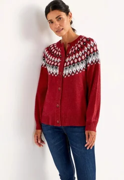Best Jacquardmönstrad cardigan Tröjor & Cardigans|Stickat
