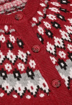 Best Jacquardmönstrad cardigan Tröjor & Cardigans|Stickat