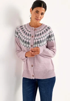 Best Jacquardmönstrad cardigan Tröjor & Cardigans|Stickat