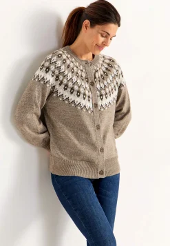 Best Jacquardmönstrad cardigan Tröjor & Cardigans|Stickat