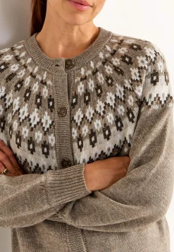 Best Jacquardmönstrad cardigan Tröjor & Cardigans|Stickat