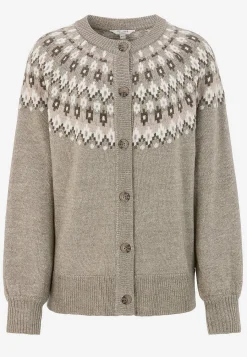 Best Jacquardmönstrad cardigan Tröjor & Cardigans|Stickat