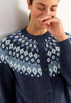 Best Jacquardmönstrad cardigan Tröjor & Cardigans|Stickat